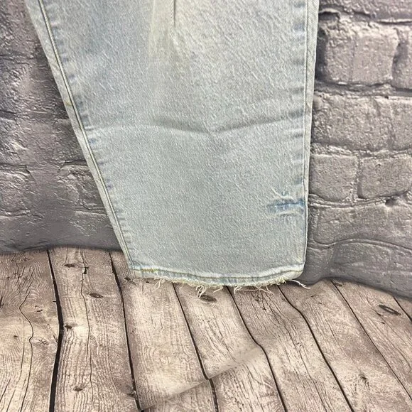 Universal Thread Vintage Straight Stretch Button Fly Jeans Size 14 Ankle Length - Picture 9 of 13
